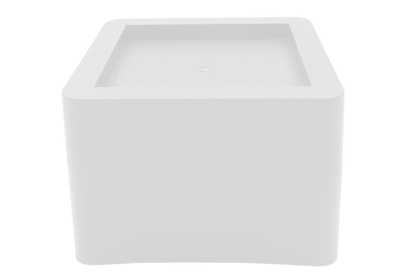 DuraCasa 5 Inch Bed Risers - Fits Huge 5.5 Inch Bed or Furniture Post, Creates an Additional 5 Inches of Height or Storage! Heavy-Duty Table, Chair, Desk or Sofa Riser (4, 5 Inch White)