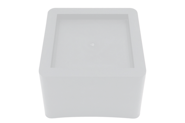 DuraCasa 5 Inch Bed Risers - Fits Huge 5.5 Inch Bed or Furniture Post, Creates an Additional 5 Inches of Height or Storage! Heavy-Duty Table, Chair, Desk or Sofa Riser (4, 5 Inch White)