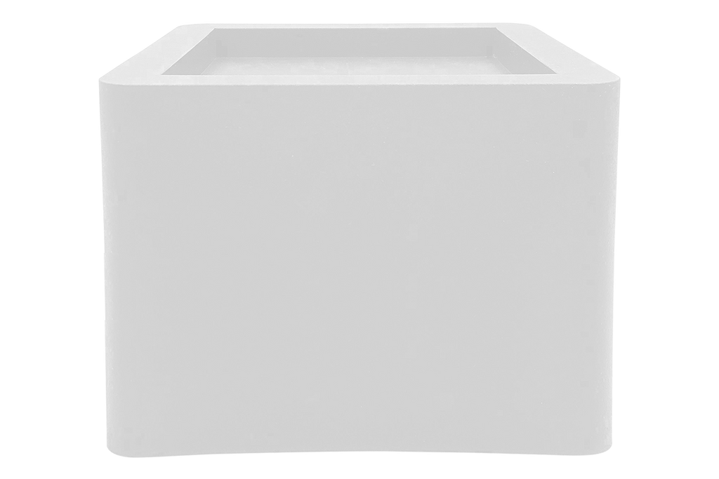 DuraCasa 5 Inch Bed Risers - Fits Huge 5.5 Inch Bed or Furniture Post, Creates an Additional 5 Inches of Height or Storage! Heavy-Duty Table, Chair, Desk or Sofa Riser (4, 5 Inch White)