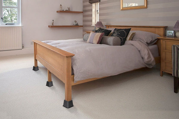 DuraCasa Bed Risers or Furniture Riser 6 Pack - Raises 3 Inches in Height (3 Inch, Set of 6)