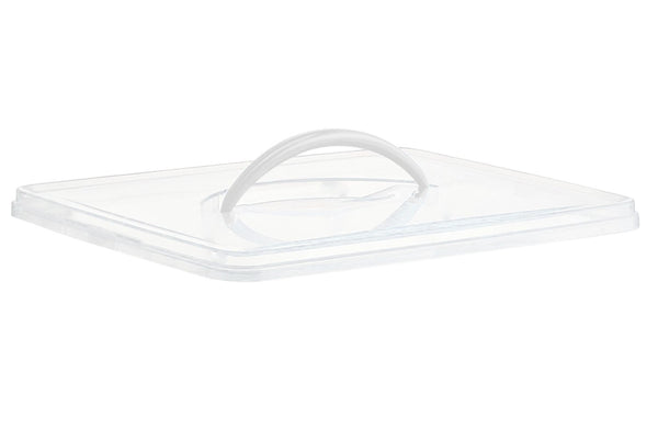 DuraCasa Cupcake Carrier EXTRA LID For Converting our 2 or 3 Tier Holders Into 1 or 2 Tier Separate Containers, Stacking Storage Transporter Replacement Top For Cakes, Cookies, or Desserts (White)